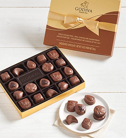 Godiva Milk Chocolate Assortment Box